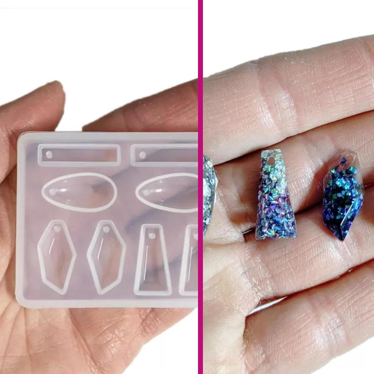 8 CAVITY EARRING  MOLD