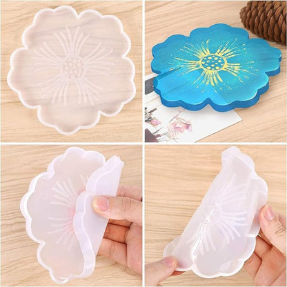 5" Flower Coaster Mould