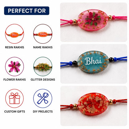 6 CVT Oval Rakhi Mould