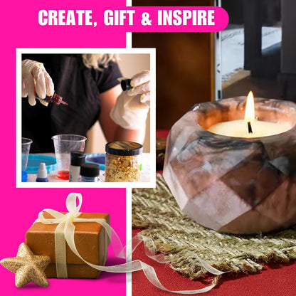 2.5" Diamond Candle Mould