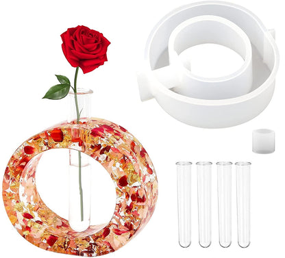 OVAL SHAPE TUBE PLANTER  SILICON MOULD