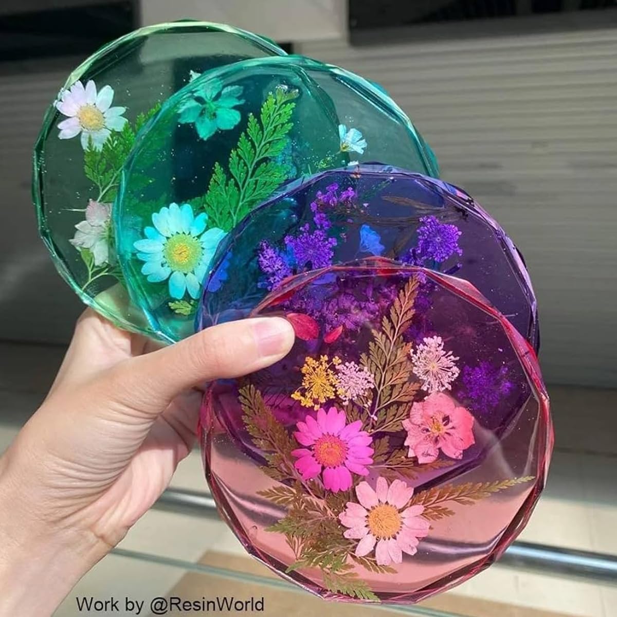5" Round Diamond Coaster