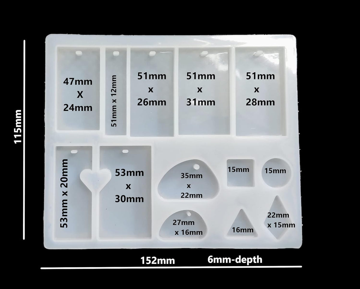 KEYCHIN MOLD 13 CAVITY
