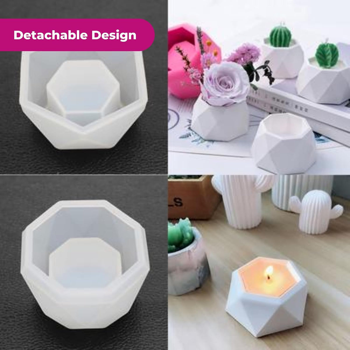 Candle Tealight 2pc Mould