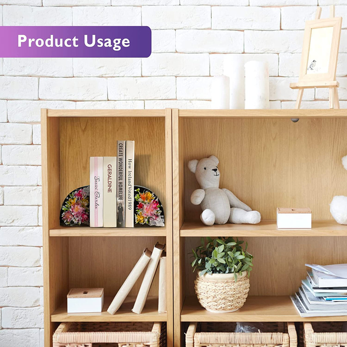 BOOKEND MOULD SET OF 2PCS  (BOOK STAND MOULD)