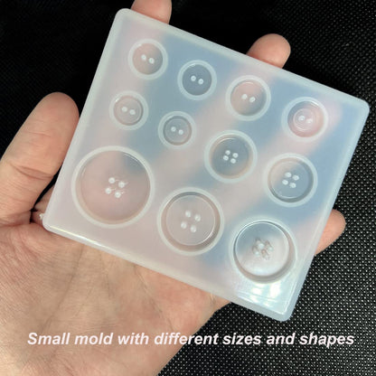 Silicon Various Size Button Moulds