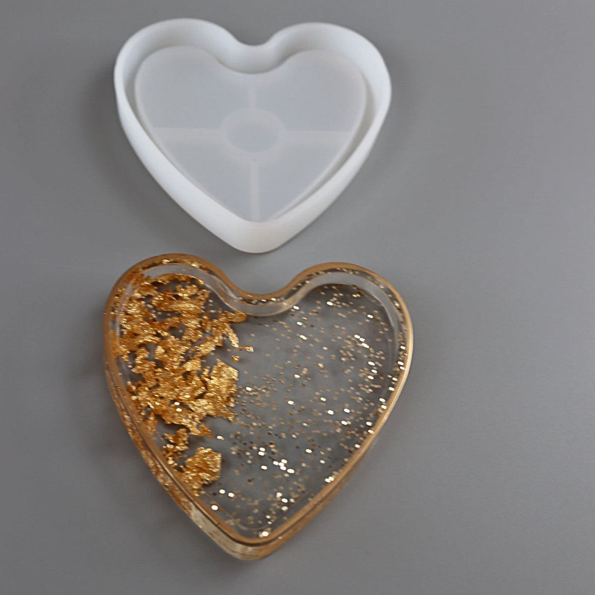 4" Heart Trinket 10x10cm 10mm Depth