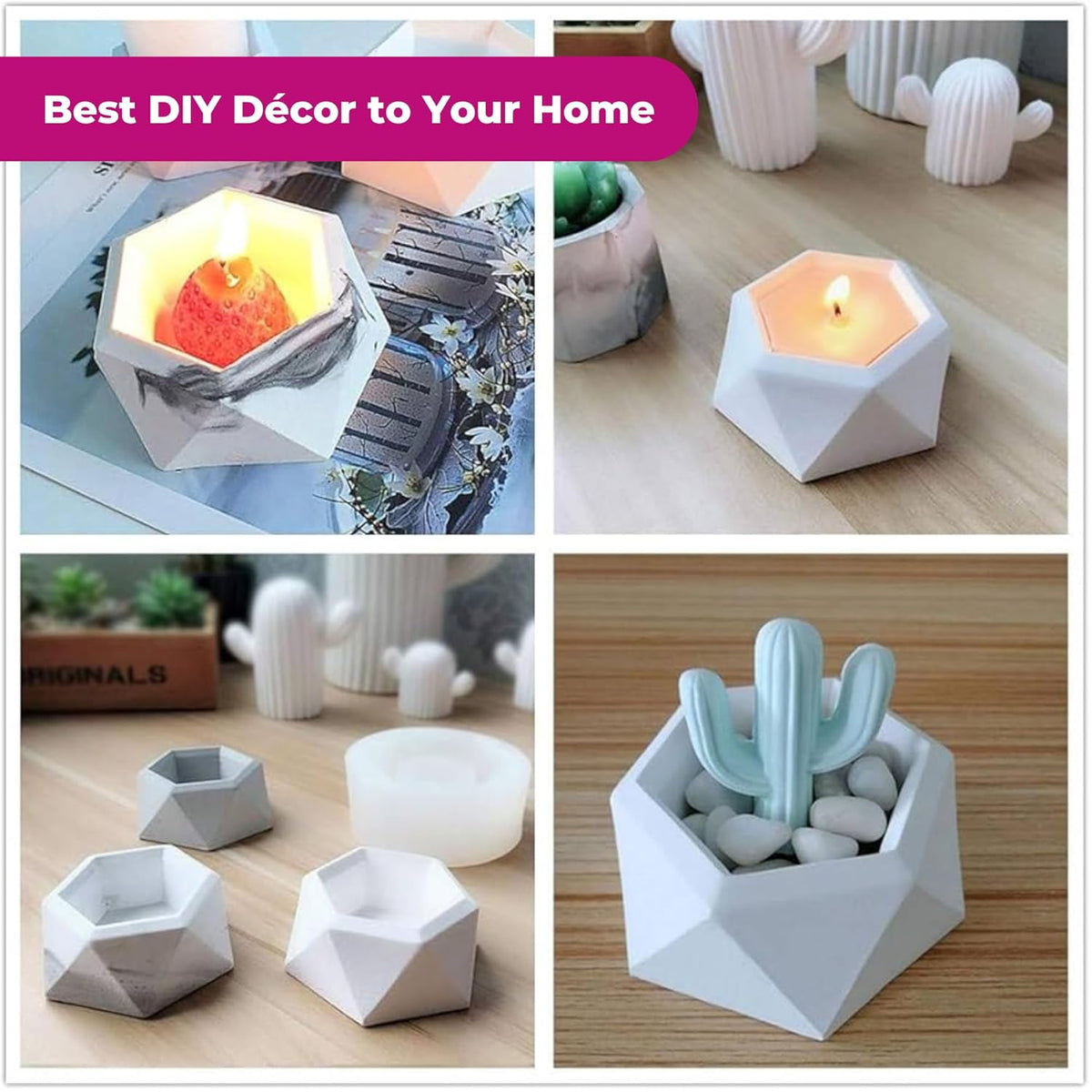 Candle Tealight 2pc Mould
