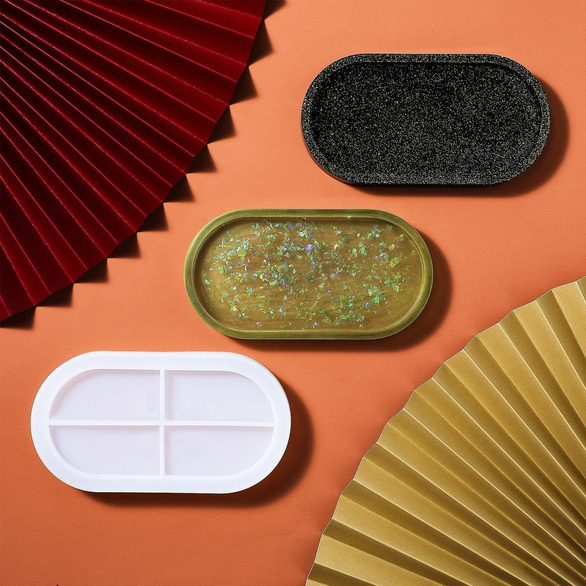 Oval Capsule Tray Resin Mold