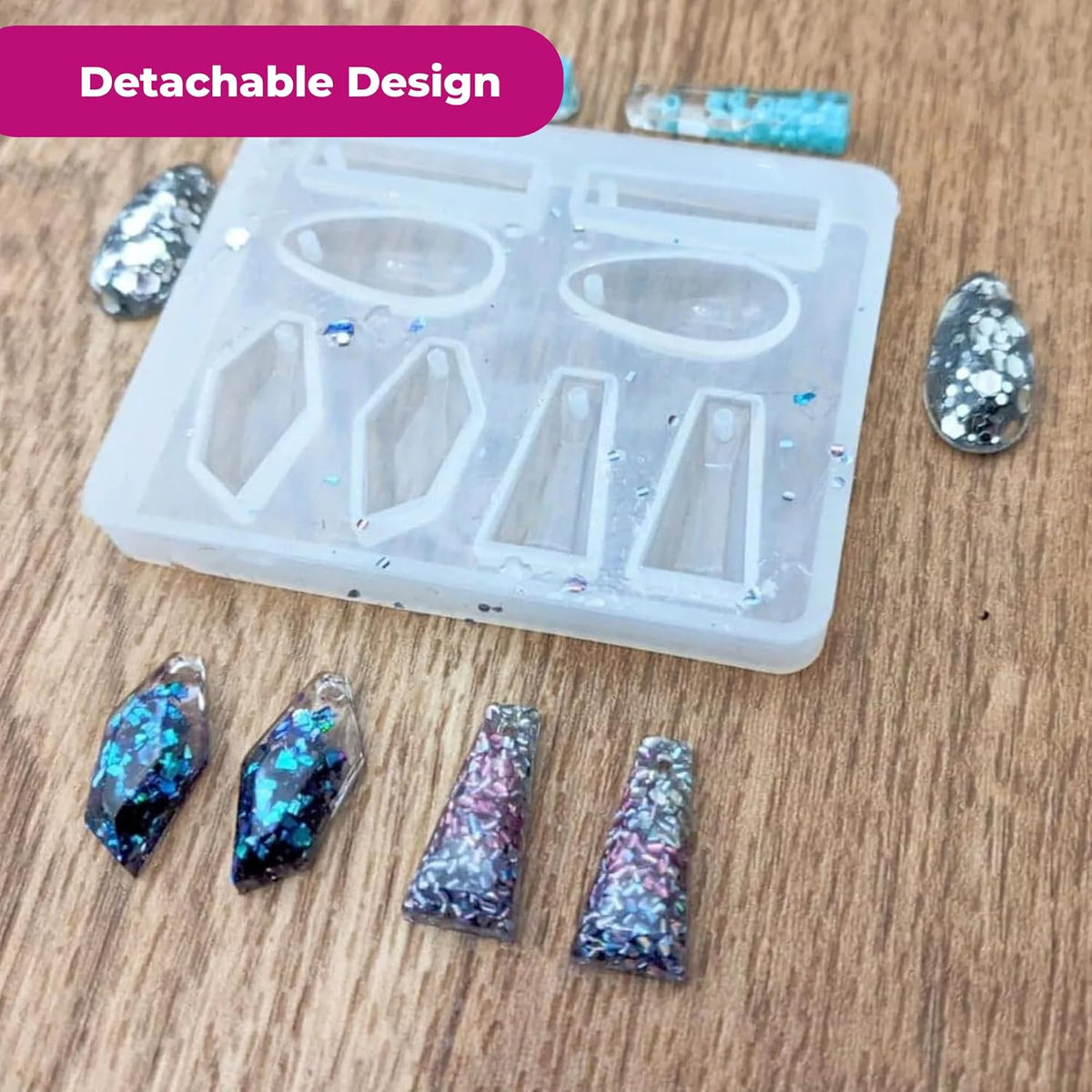 8 CAVITY EARRING  MOLD