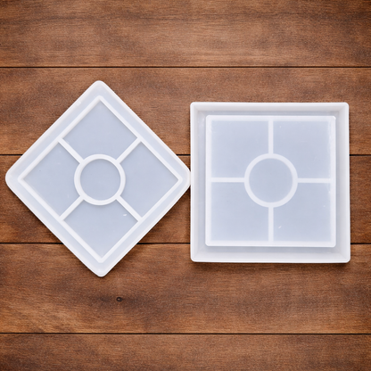 4" Square Trinket 10x10cm 10mm Depth
