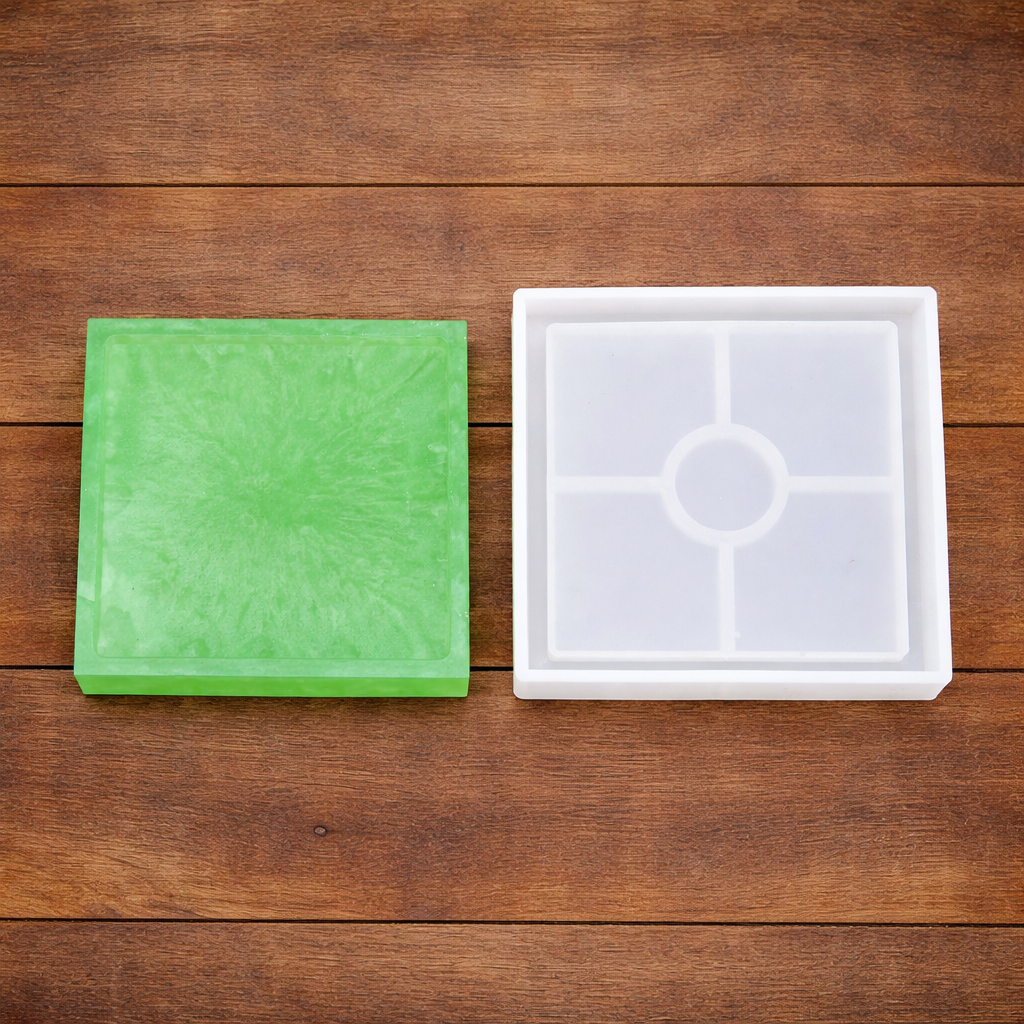 4" Square Trinket 10x10cm 10mm Depth