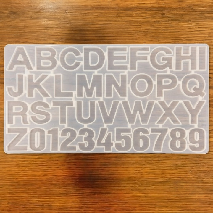 FRONT FACE ALPHABET MOULD  PLANE