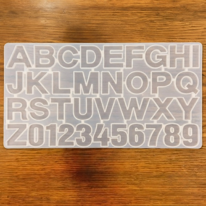 FRONT FACE ALPHABET MOULD  PLANE