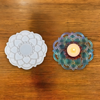 6"Mandala Tealight Holder Mould