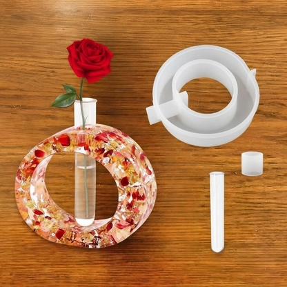 OVAL SHAPE TUBE PLANTER  SILICON MOULD