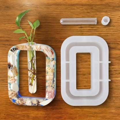 RECTANGLE TUBE PLANTER  SILICONE MOULD