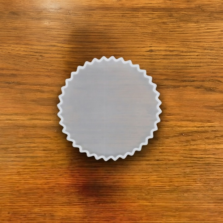 4" CRINKET COASTER MOULD