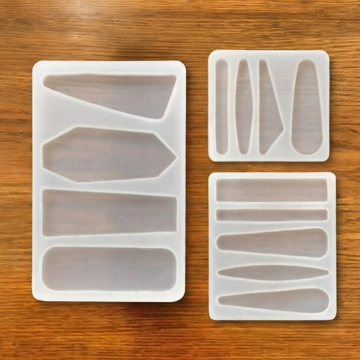 HAIR CLIP RESIN MOLD - SET OF 3  MOLD