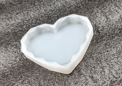 3"  Diamond Heart Mould