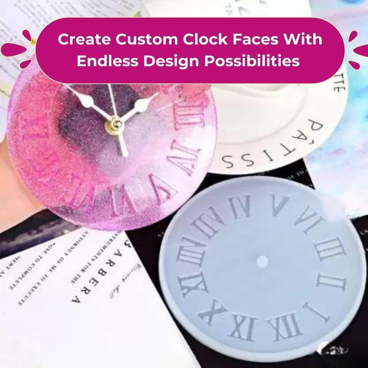 CLOCK RESIN MOLD