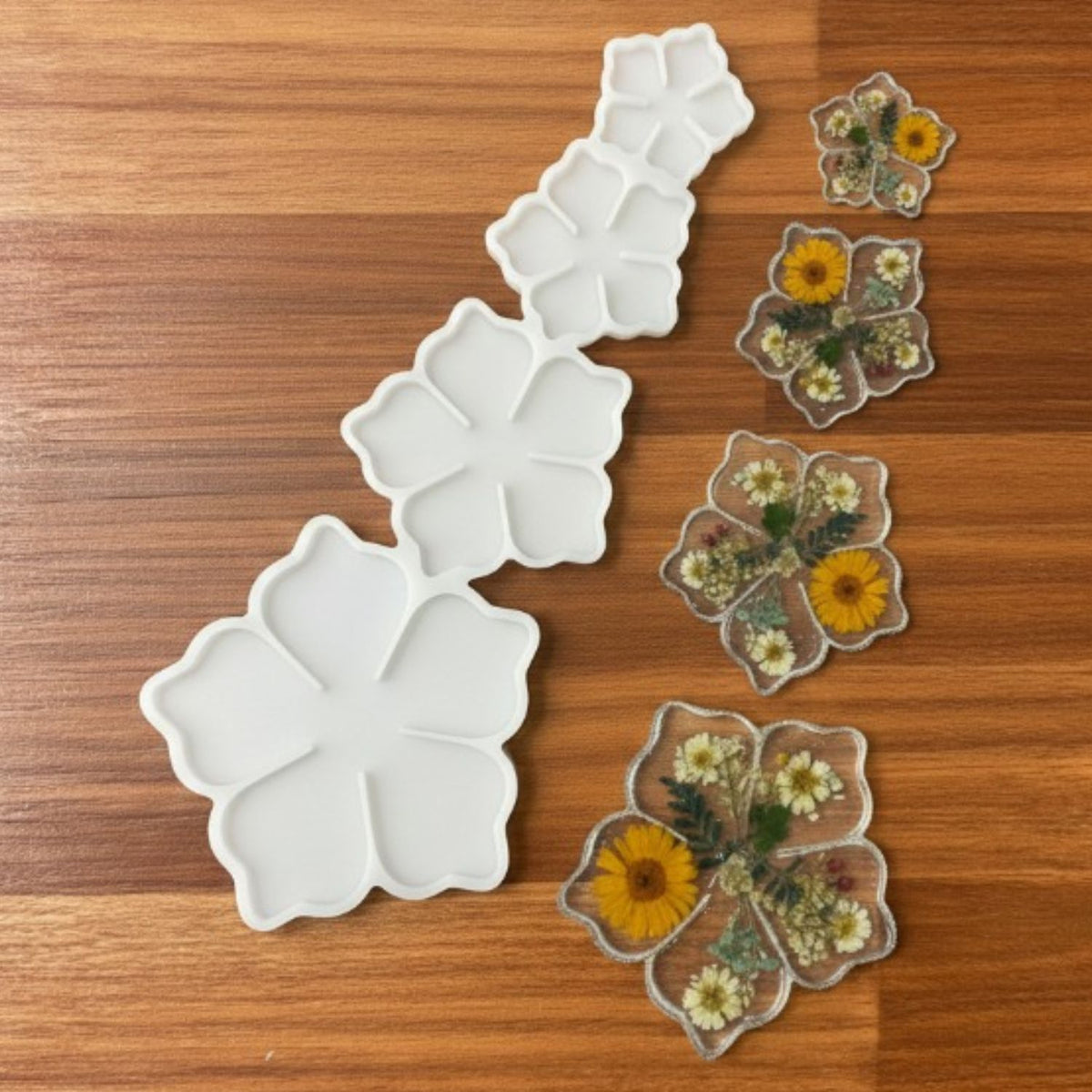 4 in 1 Flower Resin Art Mold