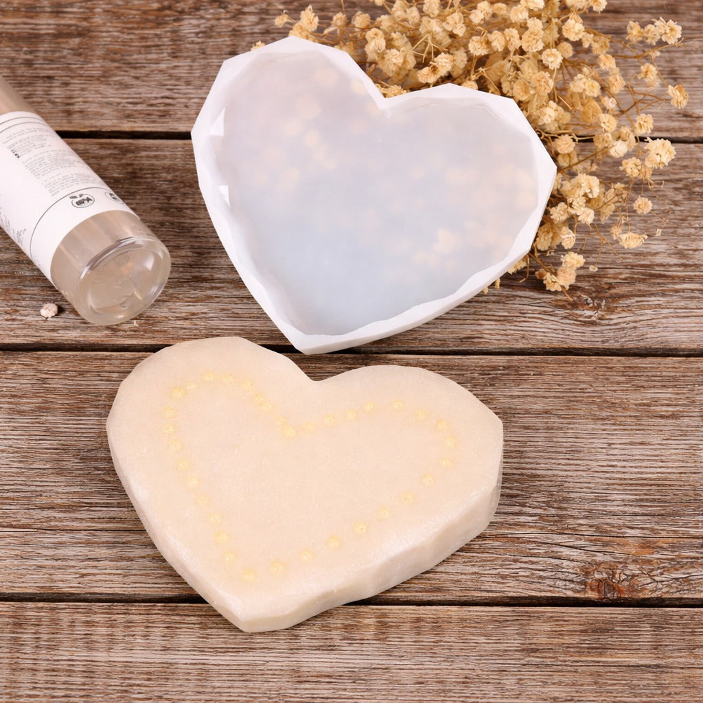 5" Diamond Heart Coaster