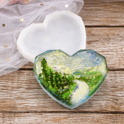 3"  Diamond Heart Mould