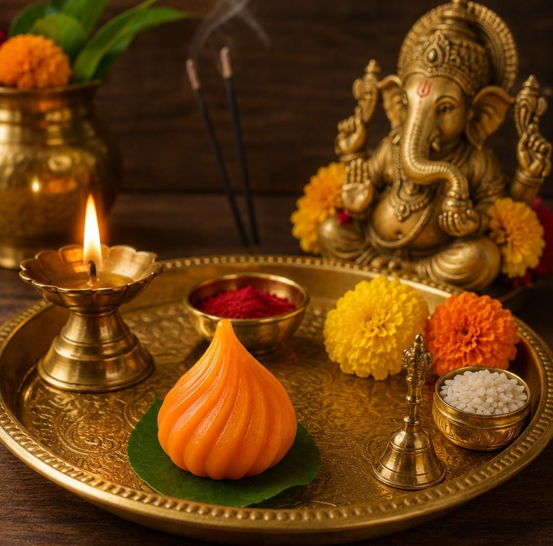 Modak Ladoo Shape Silicone Mold