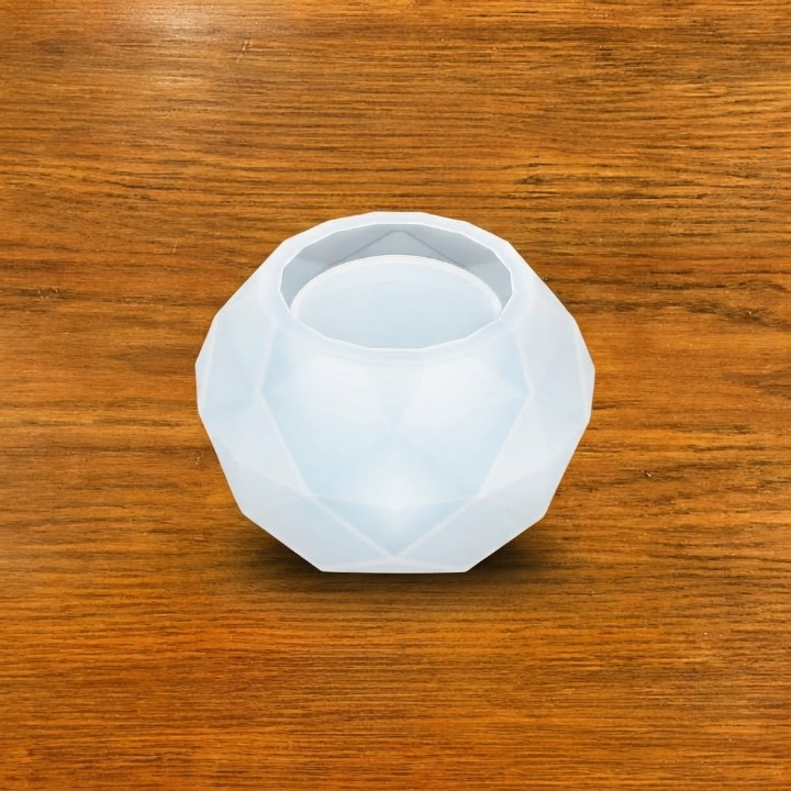 2.5" Diamond Candle Mould