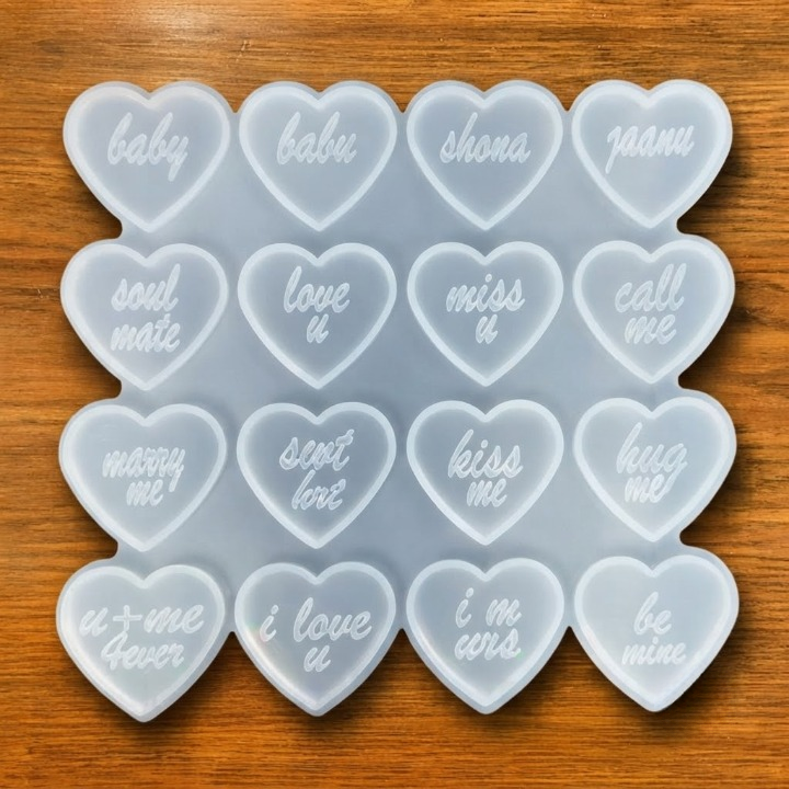 Valentine's Mould 16 cavity Heart