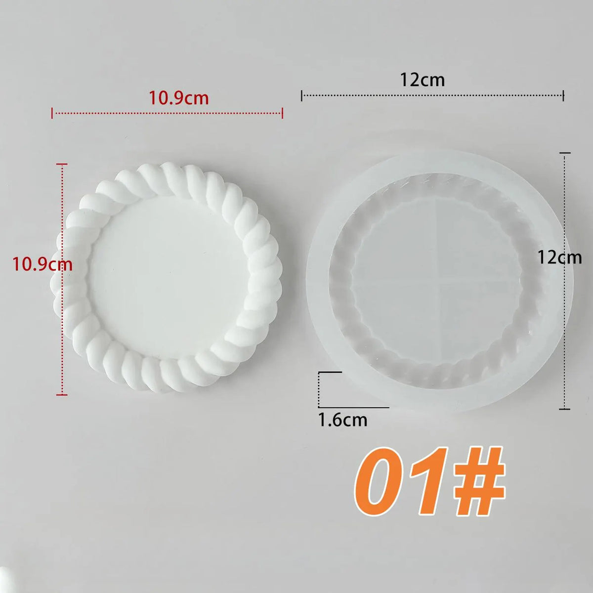 Rope Edges Round Mould