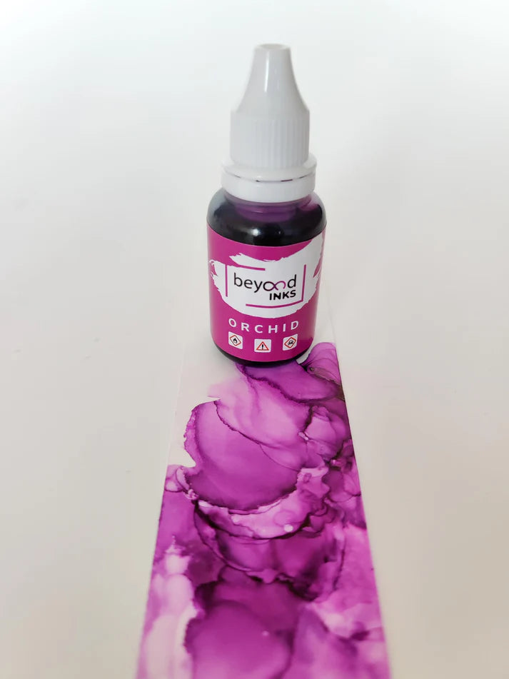 Alcohol Ink Pack #7 (Keto Version) - Orchid, Flamingo & Olive