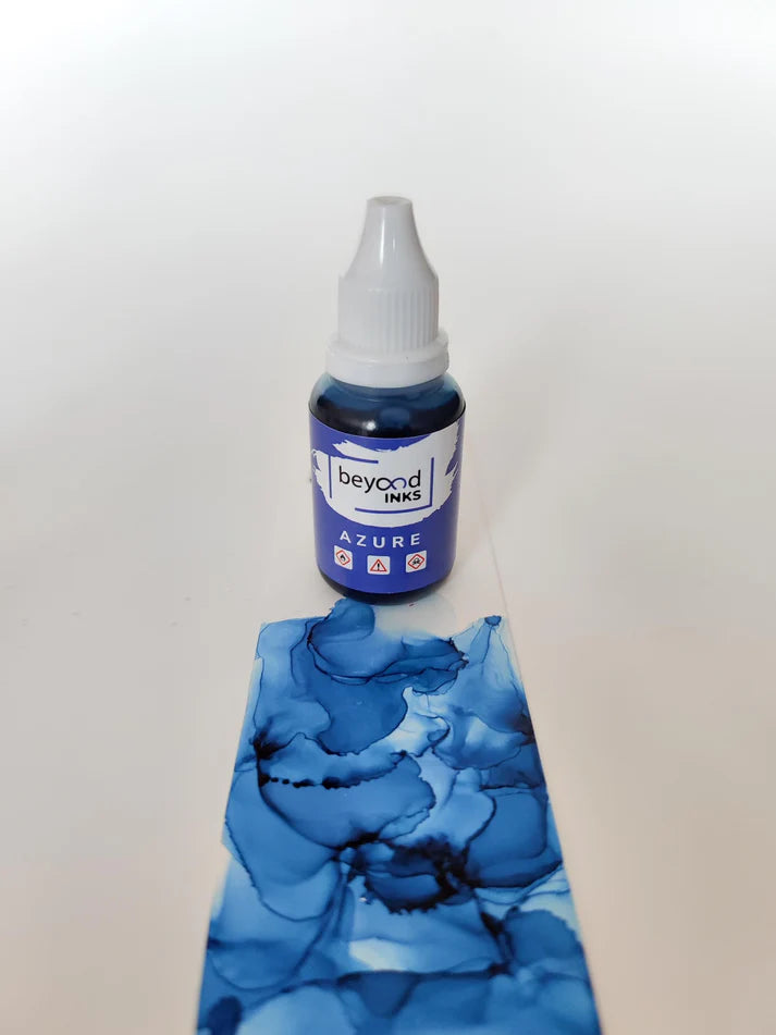 Alcohol Ink Pack #8 (Keto Version) - Moss, Azure & Plum