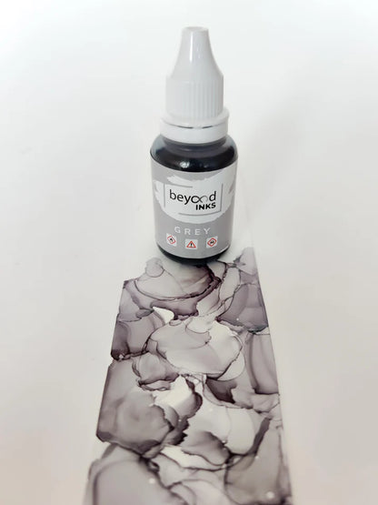Alcohol Ink Pack #9 (Keto Version) - Mint, Wine & Grey