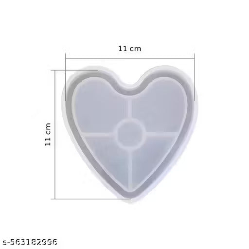 4" Heart Trinket 10x10cm 10mm Depth