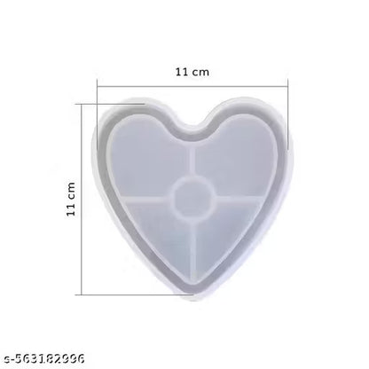 4" Heart Trinket 10x10cm 10mm Depth